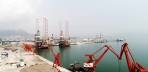 石島新港の新しい停泊地の建設が許可された